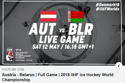 Youtube Link A-WM 2018 in Dänemark Weissrussland - Austria